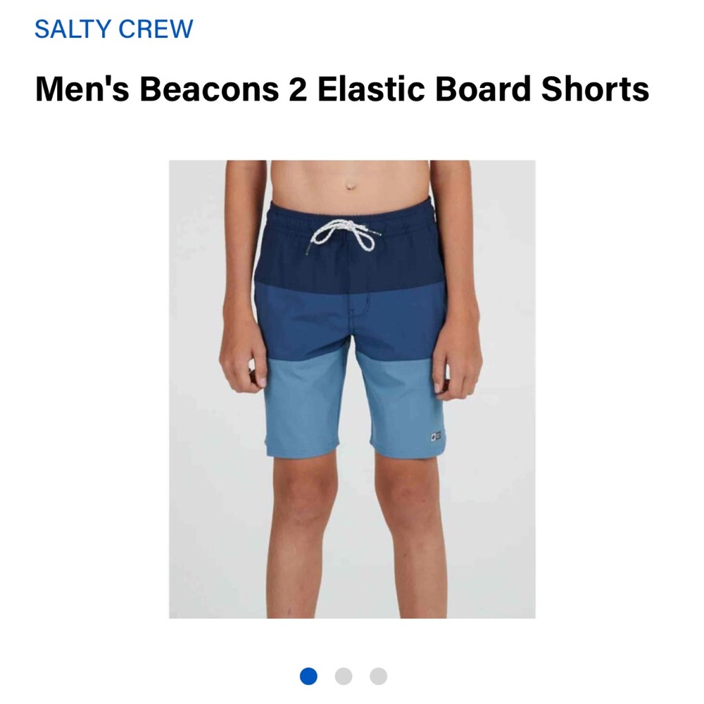 Men’s salty crew bathing suit board shorts
